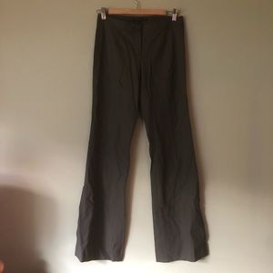 Theory Sz 0 Bootcut Green Stretch Trousers